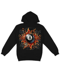 Thumbnail for Shocking 8 Ball Back Printed Hoodie