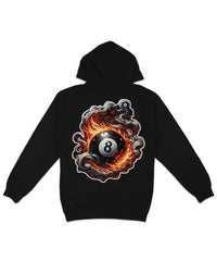 Thumbnail for Smoking 8 Ball Back Printed Hoodie