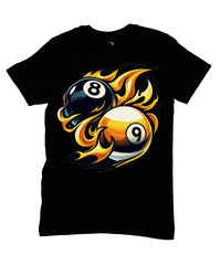 Thumbnail for 8 Ball Versus 9 Ball – Unisex Cotton T-Shirt