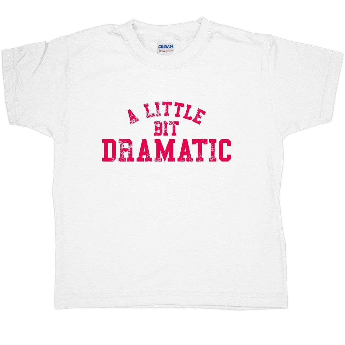 A Little Bit Dramatic Childrens T-Shirt 8Ball - Main Image