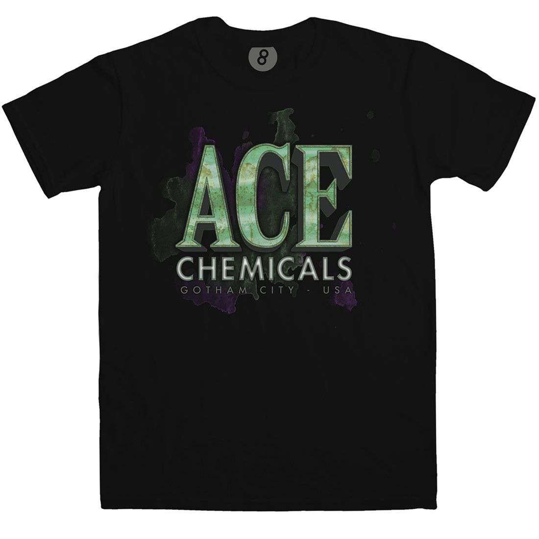Ace Chemicals Mens Graphic T-Shirt, Inspired By Suicide Squad 8Ball