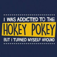 Thumbnail for Addicted To The Hokey Pokey Funny Graphic T-Shirt For Men 8Ball