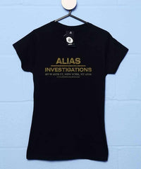 Thumbnail for Alias Investigations Fitted Womens T-Shirt 8Ball