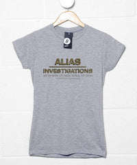 Thumbnail for Alias Investigations Fitted Womens T-Shirt 8Ball