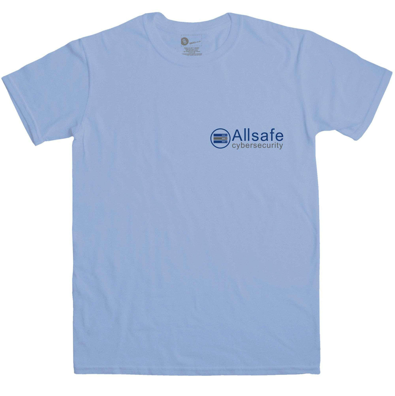 Allsafe Cybersecurity Mens Graphic T-Shirt 8Ball