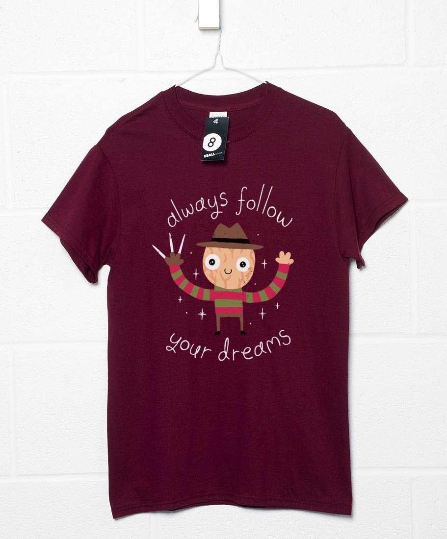 Always Follow Your Dreams DinoMike Unisex Unisex T-Shirt 8Ball