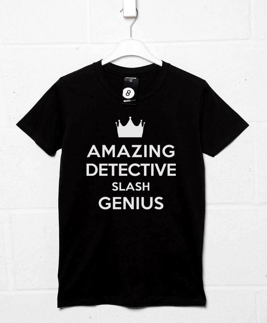 Amazing Detective Slash Genius Graphic T-Shirt For Men 8Ball