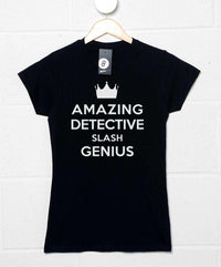Thumbnail for Amazing Detective Slash Genius Womens Fitted T-Shirt 8Ball