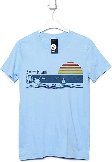 Amity Island Classic Unisex Mens Graphic T-Shirt 8Ball