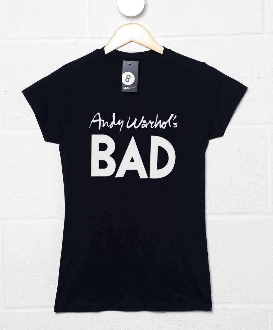 Andy Warhols Bad Womens Fitted T-Shirt 8Ball