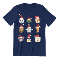 Thumbnail for Animals Christmas Childrens T-Shirt 8Ball