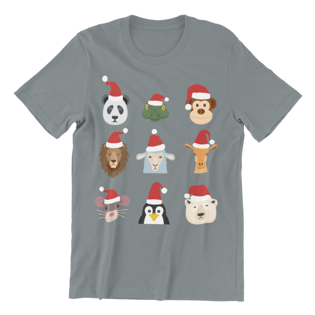 Animals Christmas Childrens T-Shirt 8Ball
