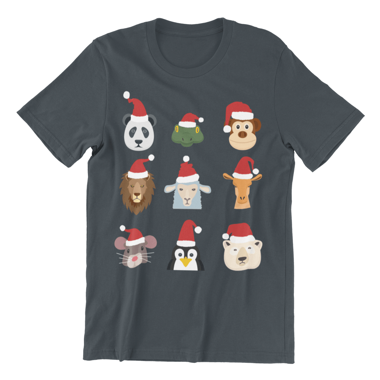 Animals Christmas Childrens T-Shirt 8Ball
