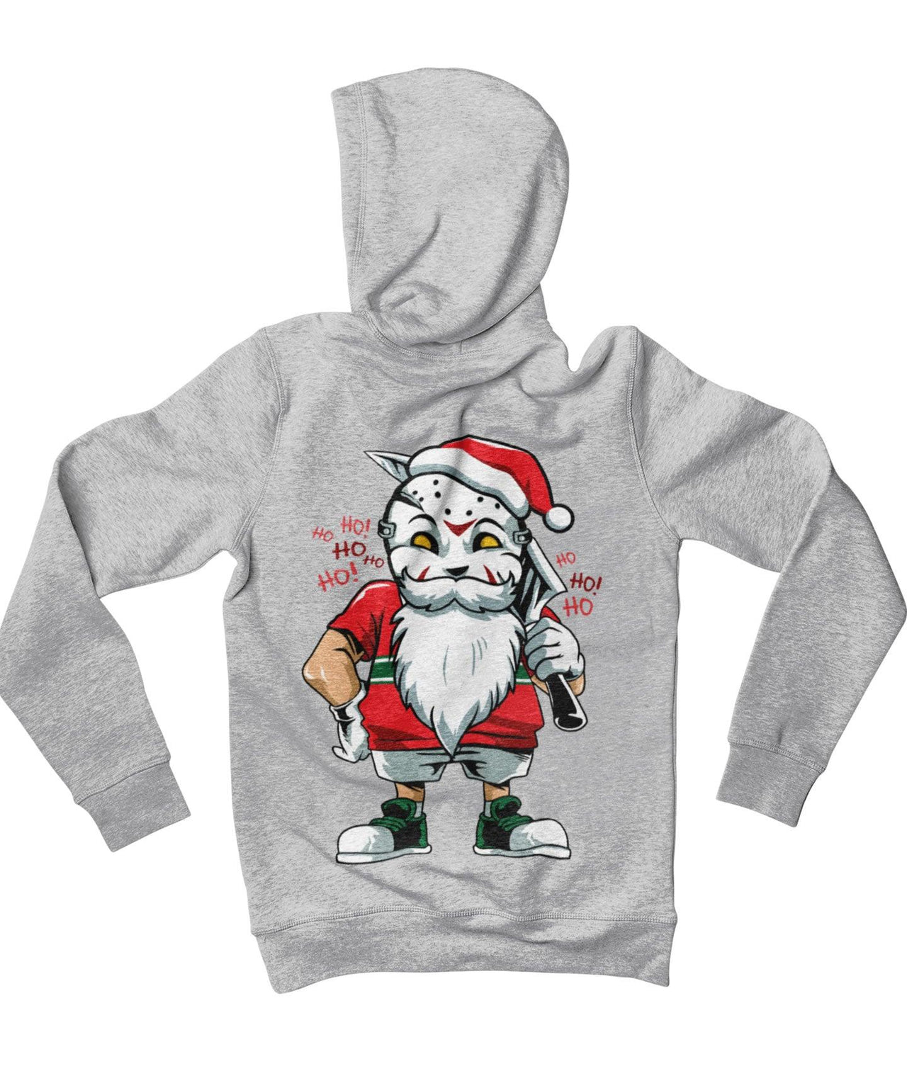 Another Evil Santa Back Printed Christmas Unisex Hoodie 8Ball