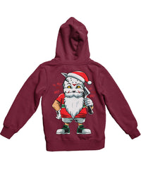 Thumbnail for Another Evil Santa Back Printed Christmas Unisex Hoodie 8Ball