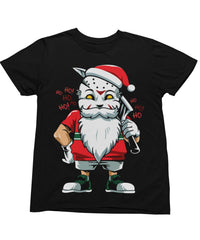 Thumbnail for Another Evil Santa Unisex Christmas Graphic T-Shirt For Men 8Ball