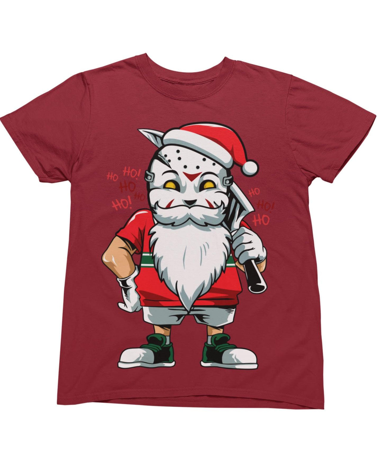 Another Evil Santa Unisex Christmas Graphic T-Shirt For Men 8Ball