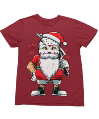 Thumbnail for Another Evil Santa Unisex Christmas Graphic T-Shirt For Men 8Ball