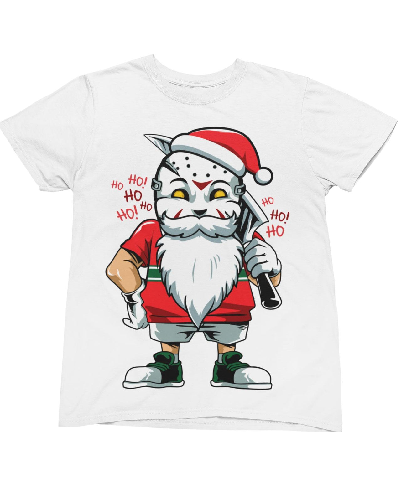 Another Evil Santa Unisex Christmas Graphic T-Shirt For Men 8Ball