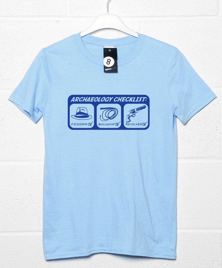 Archaeology Checklist Mens Graphic T-Shirt 8Ball