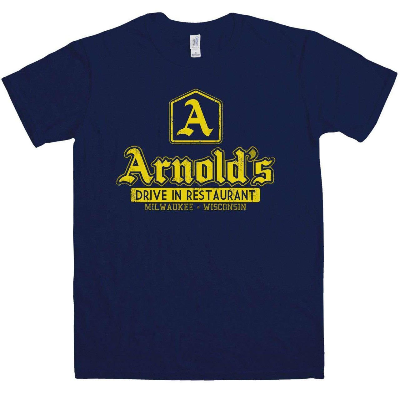 Arnolds Drive In Mens T-Shirt 8Ball