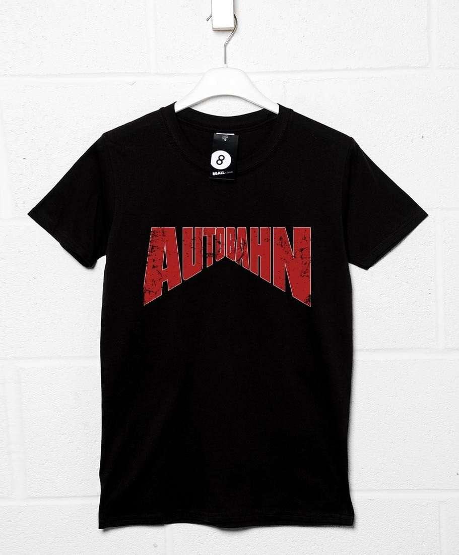 Autobahn Distressed Logo Mens Graphic T-Shirt 8Ball