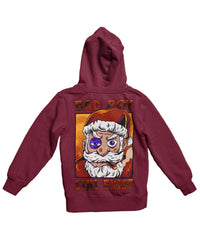 Thumbnail for Bad Boy Santa Still Exists Back Printed Christmas Unisex Hoodie 8Ball