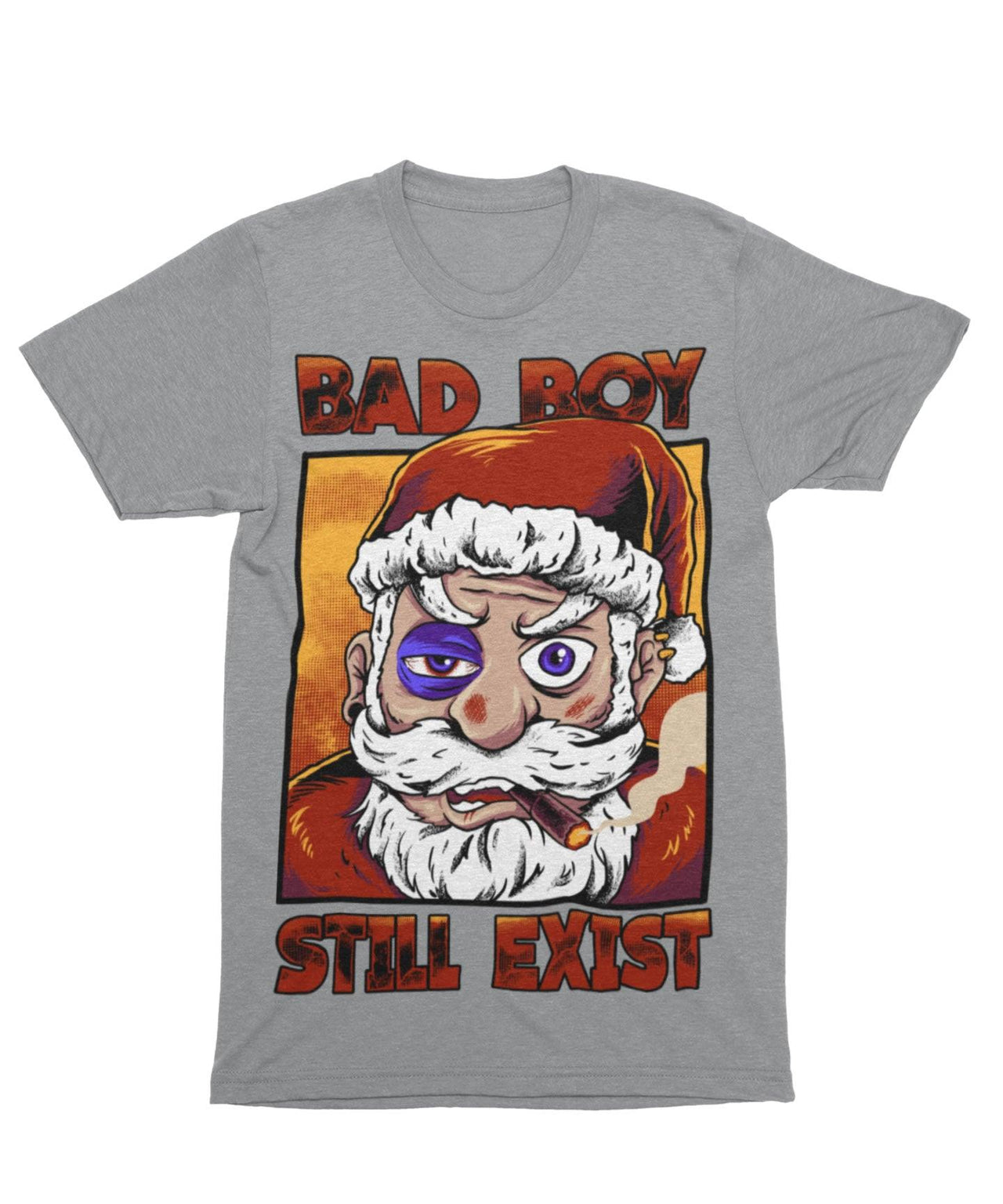 Bad Boy Santa Still Exists Unisex Christmas Graphic T-Shirt For Men 8Ball