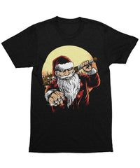 Thumbnail for Bad Boy Santa Unisex Christmas Unisex T-Shirt For Men And Women 8Ball