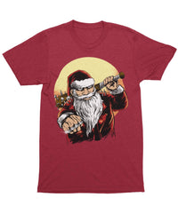 Thumbnail for Bad Boy Santa Unisex Christmas Unisex T-Shirt For Men And Women 8Ball