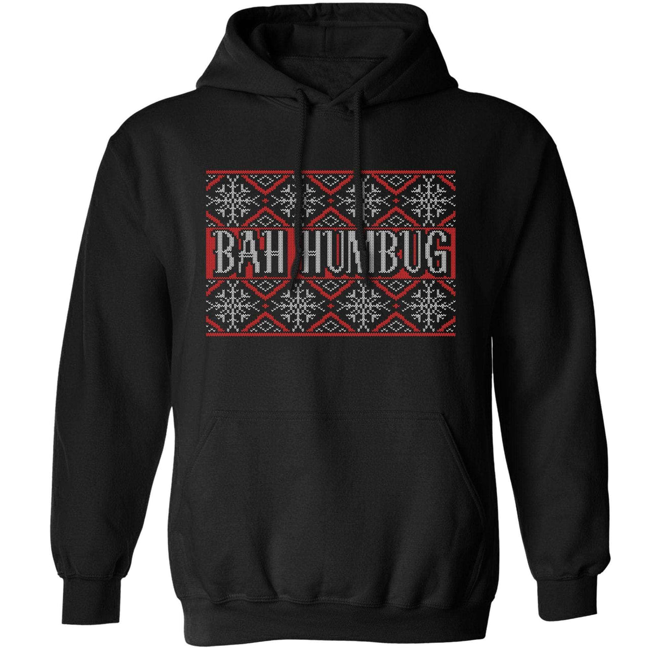 Bah Humbug Knitted Jumper Style Hoodie For Men and Women 8Ball