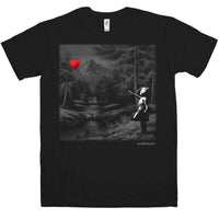 Thumbnail for Banksy Balloon Girl Landscape Unisex T-Shirt For Men And Women 8Ball