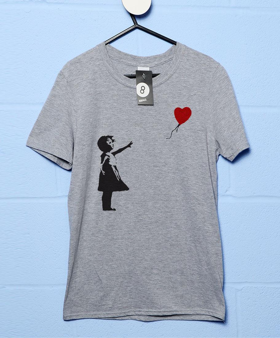 Banksy Balloon Girl T-Shirt For Men 8Ball