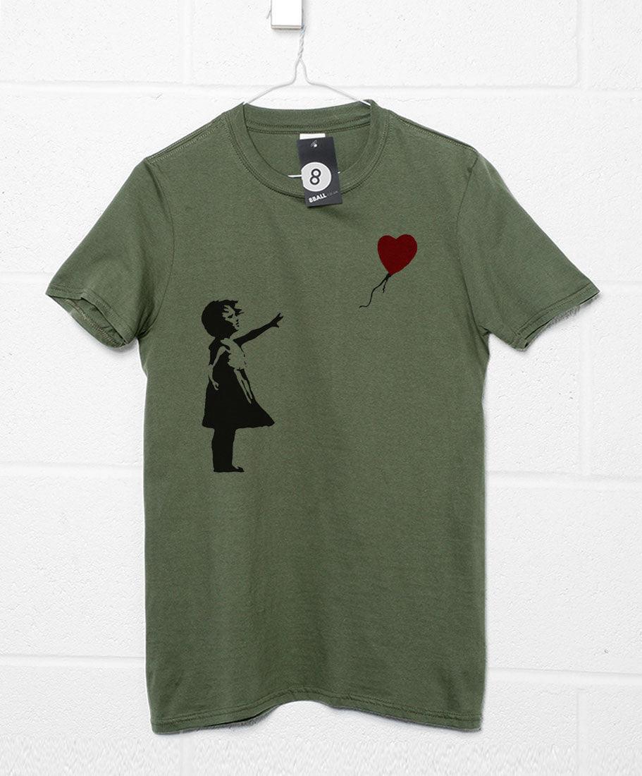 Banksy Balloon Girl T-Shirt For Men 8Ball