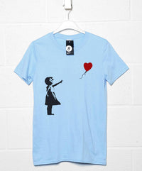 Thumbnail for Banksy Balloon Girl T-Shirt For Men 8Ball
