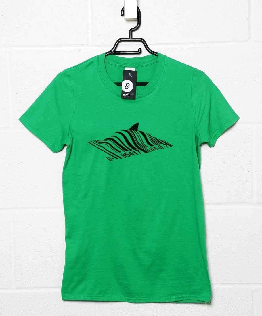 Banksy Barcode Shark Graphic T-Shirt For Men 8Ball