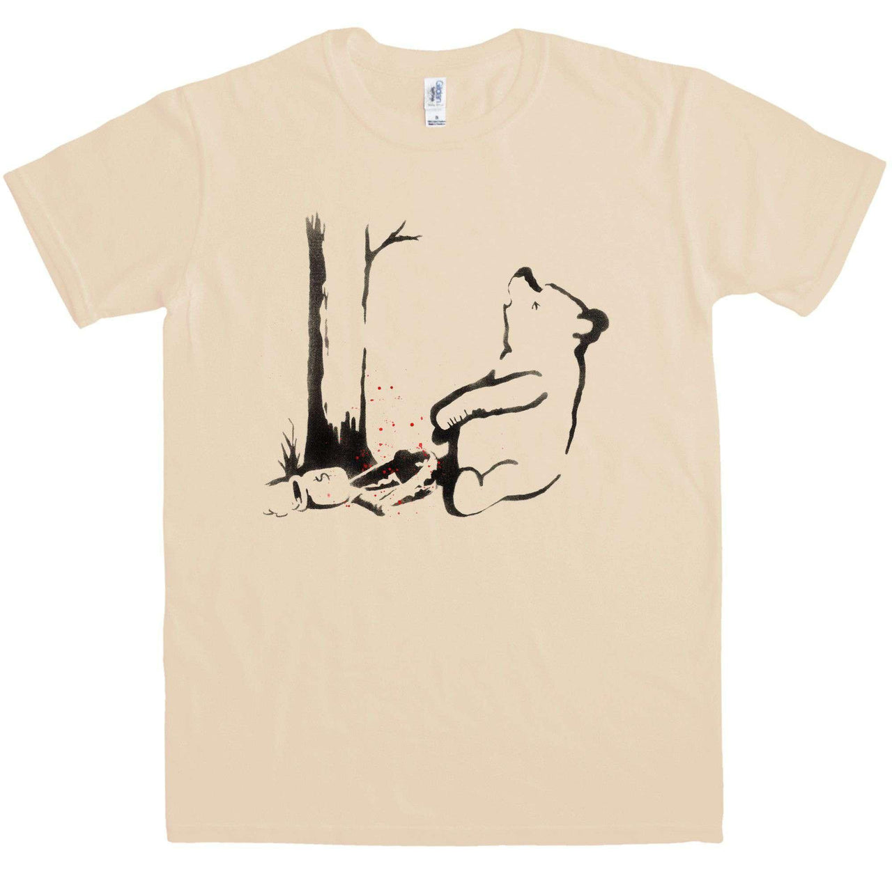 Banksy Bear Trap Mens T-Shirt 8Ball