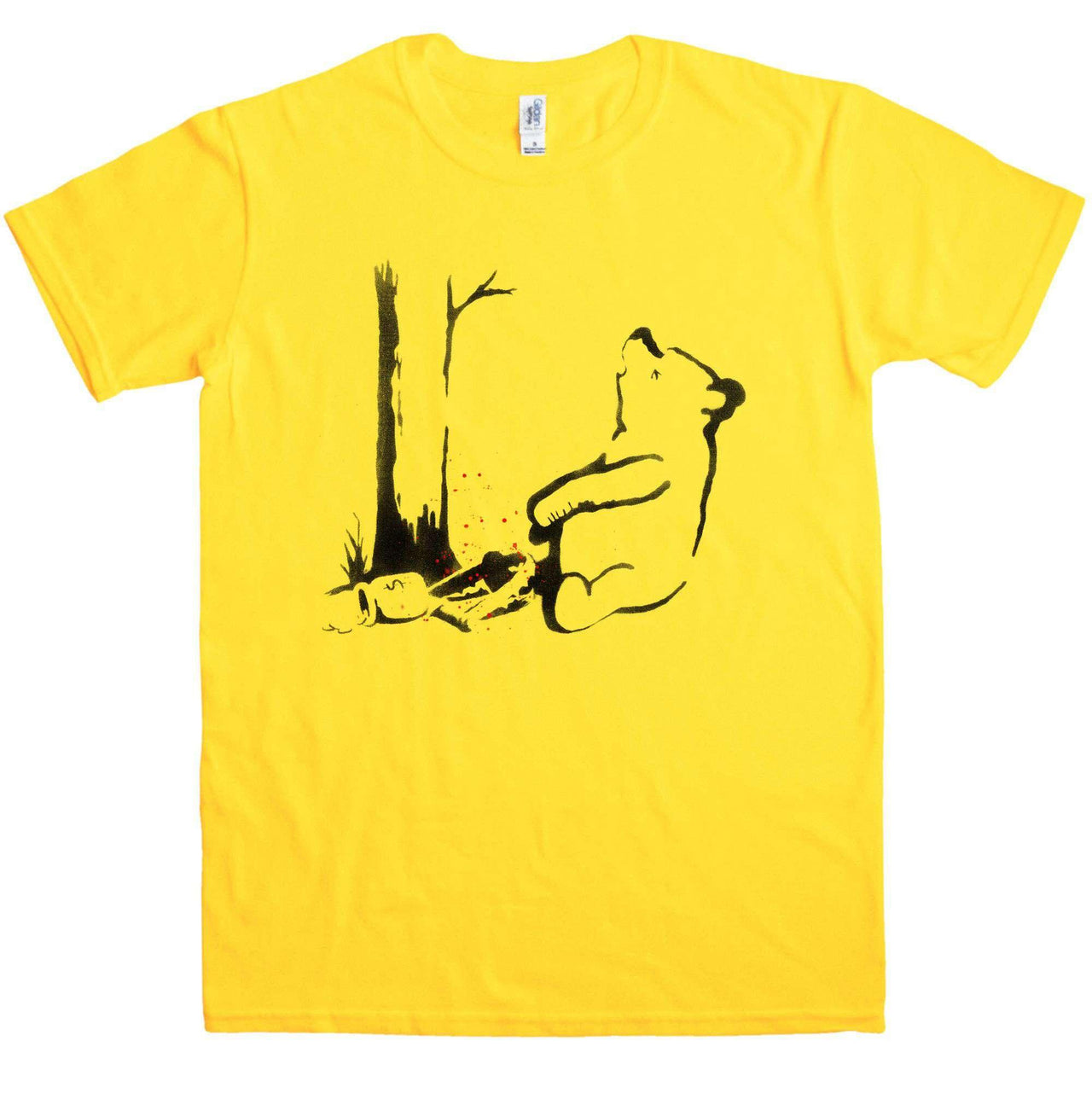 Banksy Bear Trap Mens T-Shirt 8Ball