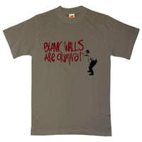 Thumbnail for Banksy Blank Walls T-Shirt For Men 8Ball