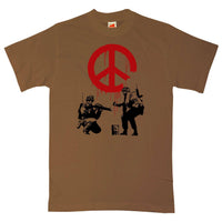 Thumbnail for Banksy CND Soldiers Graphic T-Shirt For Men 8Ball