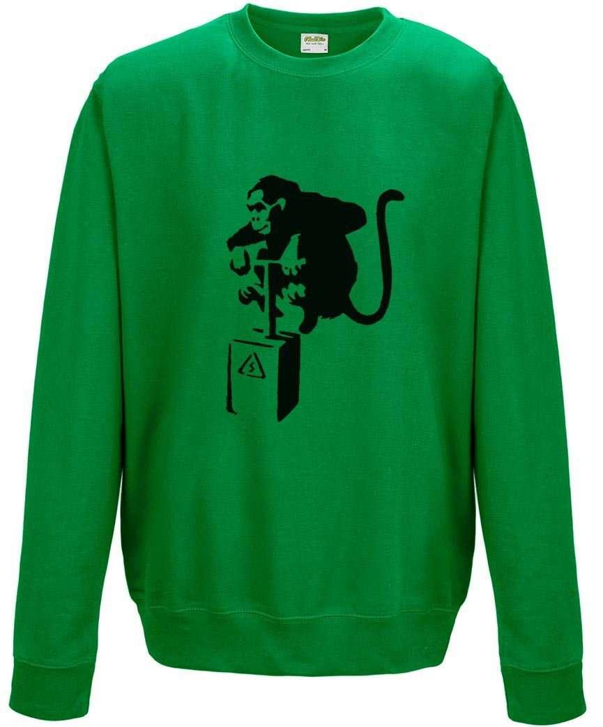 Banksy Detonator Monkey Sweatshirt For Men and Women 8Ball