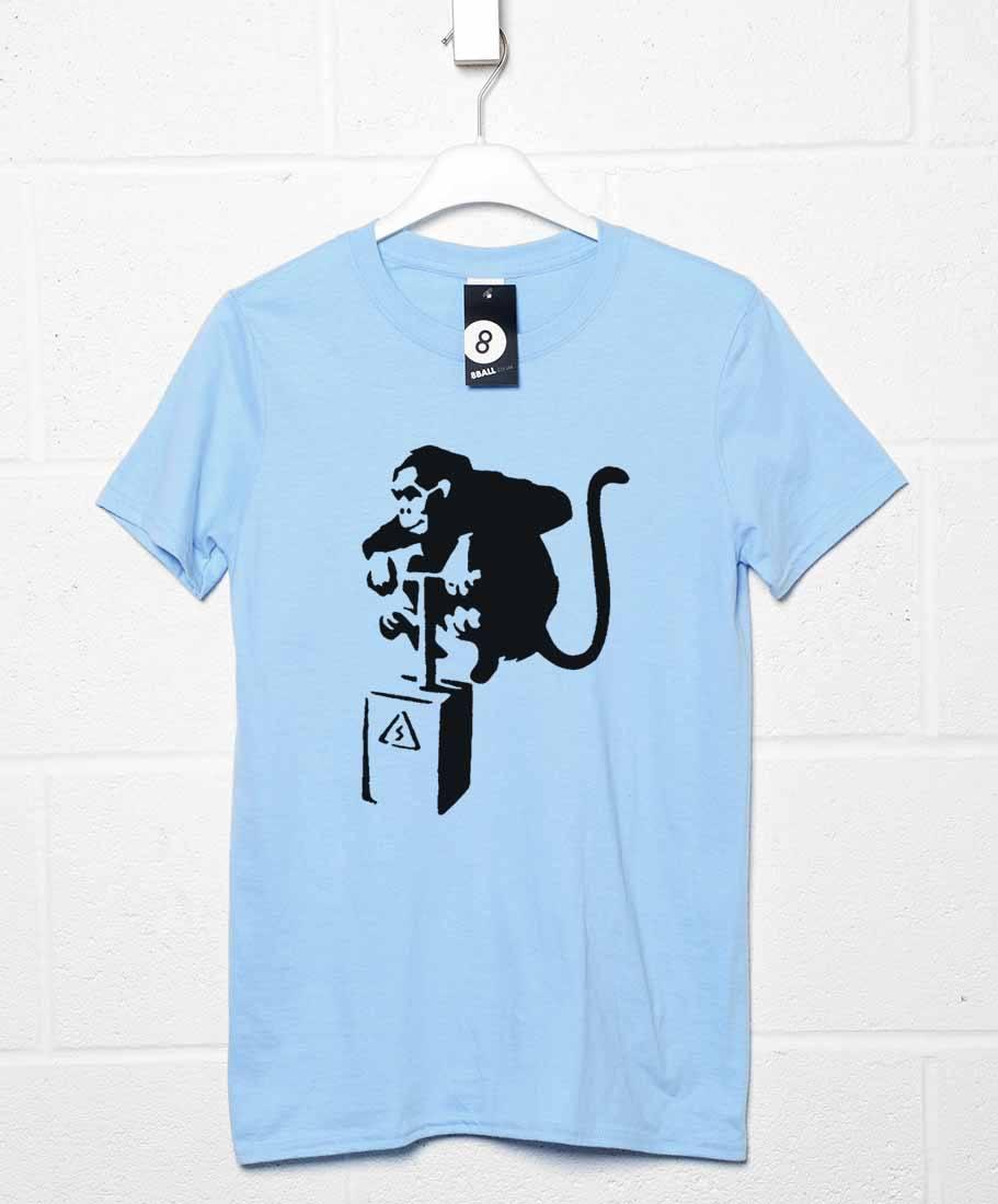 Banksy Detonator Monkey Unisex T-Shirt For Men And Women 8Ball