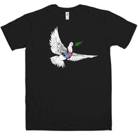 Thumbnail for Banksy Dove Mens Graphic T-Shirt 8Ball