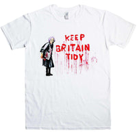 Thumbnail for Banksy Keep Britain Tidy Graphic T-Shirt For Men 8Ball