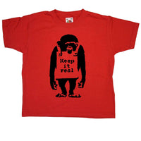 Thumbnail for Banksy Keep It Real Childrens Graphic T-Shirt 8Ball
