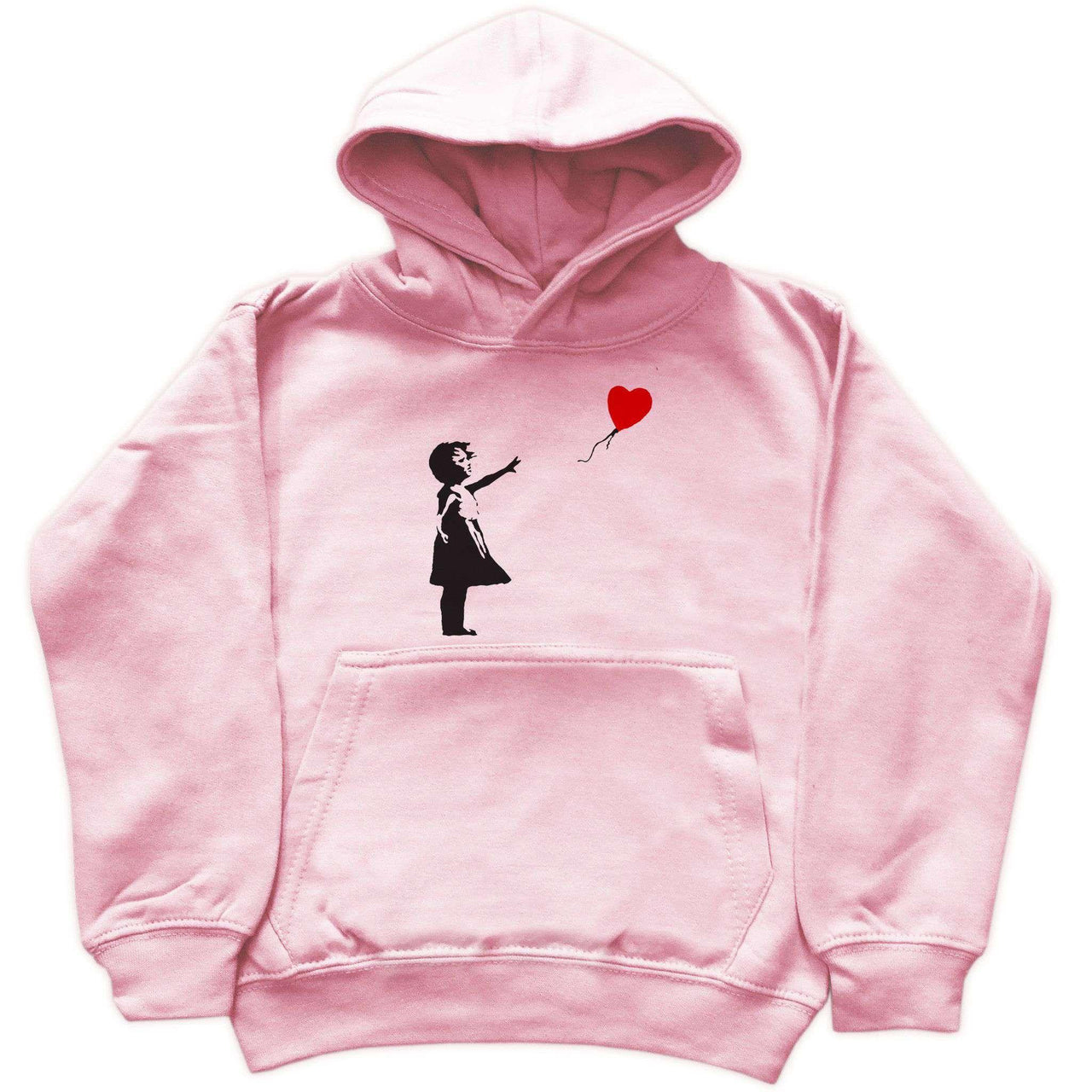 Banksy Kids Girl With Balloon Unisex Hoodie 8Ball