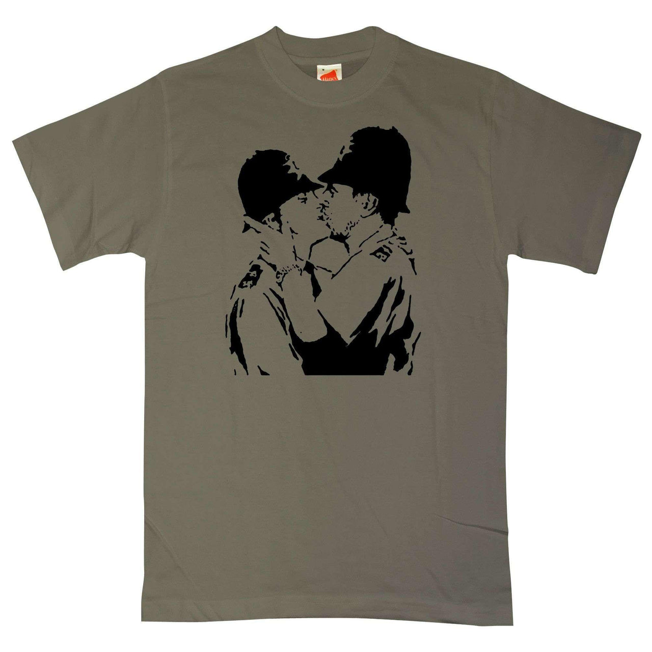 Banksy Kissing Policemen Unisex T-Shirt For Men And Women 8Ball