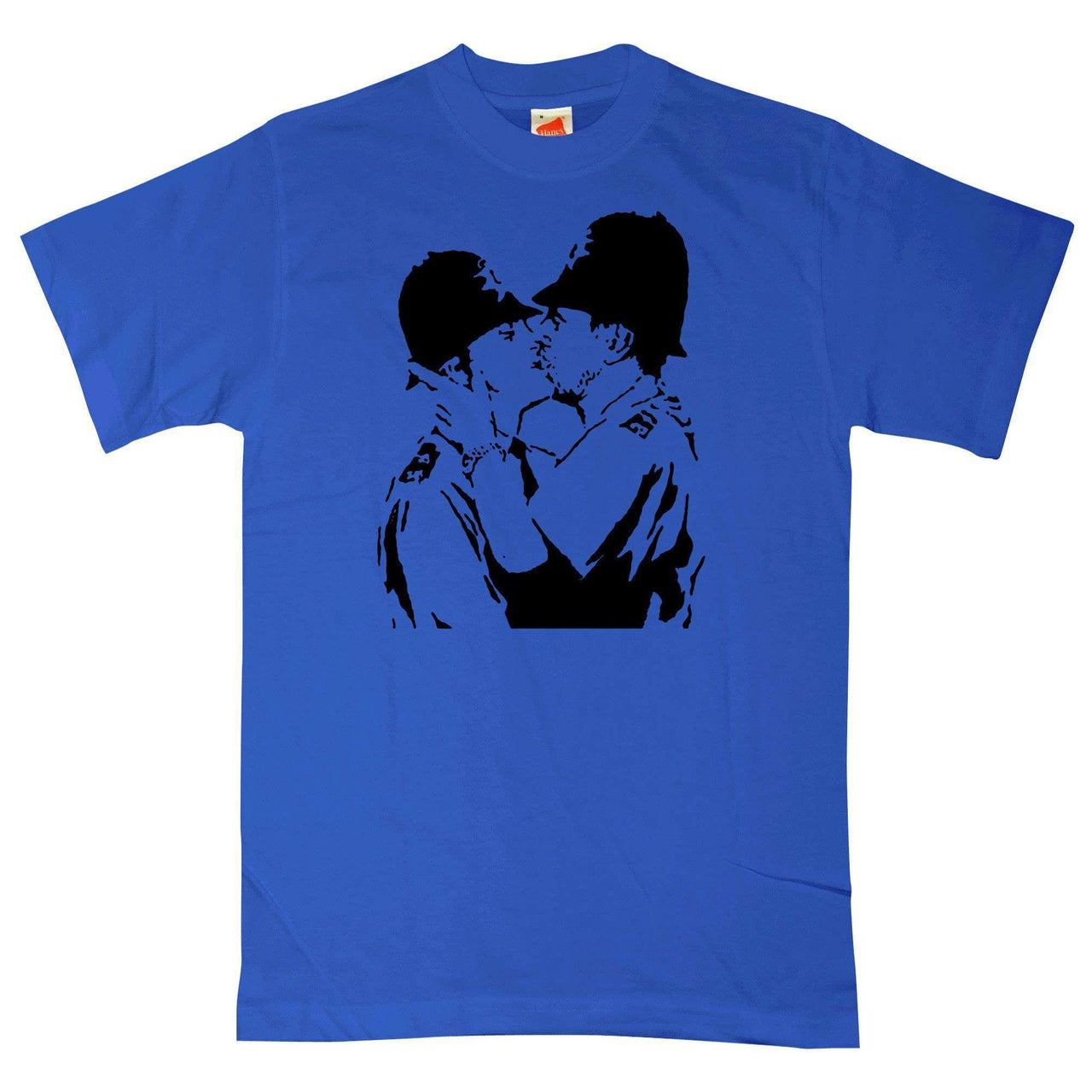 Banksy Kissing Policemen Unisex T-Shirt For Men And Women 8Ball