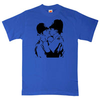 Thumbnail for Banksy Kissing Policemen Unisex T-Shirt For Men And Women 8Ball