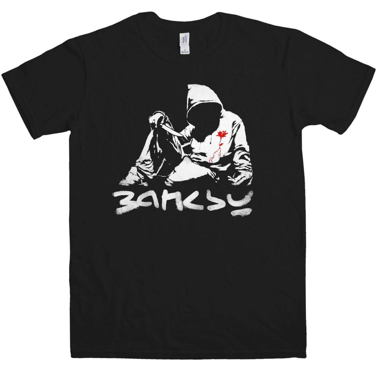 Banksy Knife Wielder Unisex T-Shirt 8Ball